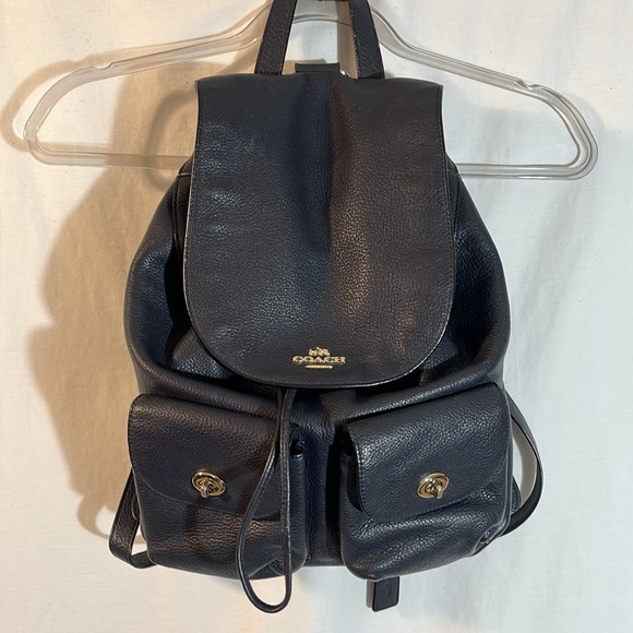 Coach Pebble LeatherBilly Backpack - Picture 2 of 5